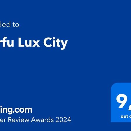 Corfu Lux City Leilighet Eksteriør bilde